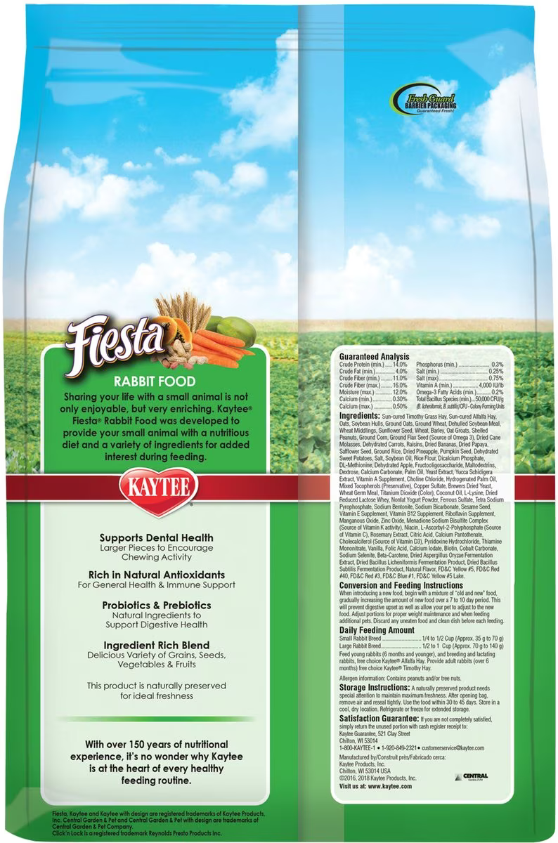 Kaytee Fiesta Rabbit Food